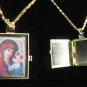 18k  Gold Plated Prayer Box Necklace