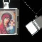 Silver Plated Prayer Box Jesus Necklace