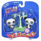~LITTLEST PET SHOP~ PAIRS ~TWIN PANDAS~ W/BOBBLIN HEADS