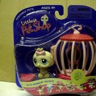 LITTLEST PET SHOP ~OWL BIRD~ WITH CAGE!!