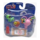 LITTLEST PET SHOP ~PINK BUTTERFLY AND CATERPILLAR~