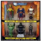 DC UNIVERSE~ SUPERMAN~  JUSTICE LEAGUE UNLIMITED  ~6 FIGS ~ATTACK FROM APOKOLIPS