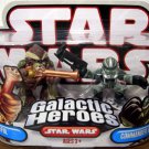 STAR WARS~ GALACTIC HEROES~ROTS~TARFFUL AND COMMANDER GREE ~MIP ~2008 HASBRO