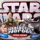 STAR WARS ~ROTS~ GALACTIC HEROES ~KI ADI MUNDI AND COMMANDER BACARA ~2008~HASBRO