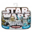 STAR WARS~ROTS GALACTIC HEROES ~COMMANDER BLY AND AAYLA SECURA ~HASBRO