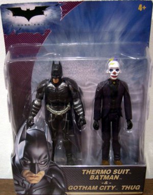 BATMAN ~THE DARK KNIGHT ~THERMO SUIT BATMAN & GOTHAM CITY THUG  ~MATTEL
