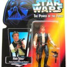 STAR WARS~ POWER OF THE FORCE~ HAN SOLO ACTION FIGURE W/ ACCESSORIES ~KENNER