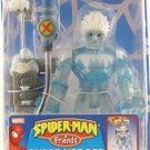SPIDER-MAN & FRIENDS SUPER HEROES~ WATER BLAST ICEMAN WITH WATER BLASTING ACTION