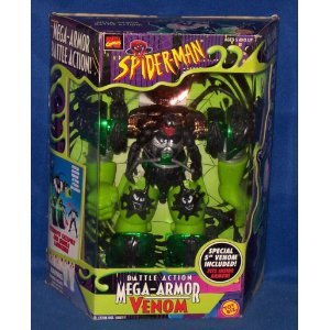 MARVEL COMICS~SPIDER-MAN~MEGA-ARMOR VENOM FIGURINE~INC. SPECIAL 5INCH VENOM C8.5