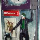 BATMAN~ THE DARK KNIGHT~ THE JOKER WITH CRIME SCENE EVIDENCE  6 INCH FIG ~MATTEL