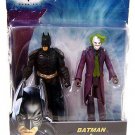 BATMAN  ~THE DARK NIGHT~ BATMAN & JOKER FIGURINE SET ~MATTEL