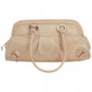 Gigi Chantal™ Tan Faux Snakeskin Handbag
