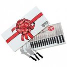 Diamond Cut® 19pc Cutlery Set in White/Red Bow Box