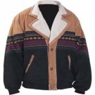 Solid Genuine Suede Leather Jacket (Extra Large)