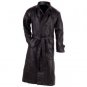 Giovanni Navarre® Italian Stone™ Design Genuine Leather Trench Coat (2X)