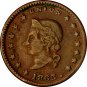 ***Sale Pending***34/276a R8 - Coronet Head/Our Card - Patriotic Civil War Token