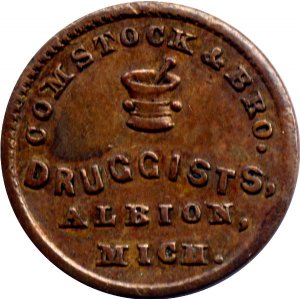MI025B-1a - R6 - Comstock & Bro - Albion - Druggists