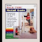 Metal Walk - thru Gate 30 - 34w X 30h