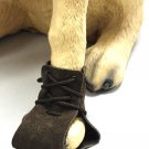 Lace-Up Leather Dog Boots