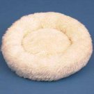 Kitty Cloud Round Cat Bed 19; Arctic White