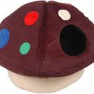 Plush Cat House bed & mushroom