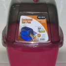 Cp - 6 Translucent Cat Pan With Hood Enclosure - Large