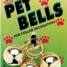 Cat Gold Pet Bells 3 Per Card