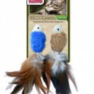 Kong Natural Crinkle Fish With Feathers Cw44