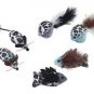 Spot Animal Print Rattle W Nip 2pk