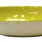 Ceramic Square Rim Cat Dish 6.25 Yellow
