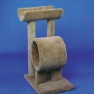 Kitty Nest 1 W/tunnel & Trough On Posts