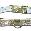 3/8 Majestic Jeweled Collar Bow & Center D Ring