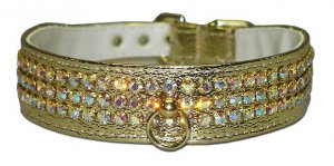Rhinestone Collar 3-Row w/post