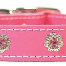 Signature Leather Filigree Crystal Collar 