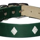 Ornate Diamond Leather Collar