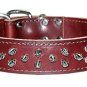 1 1/2 DF Full Spiked Latigo Collar