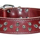 1 1/2 DF Full Spiked Latigo Collar