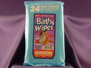 Perfect Coat Deodorizing Bath Wipes 24pk