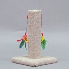 Carpet Cat Post With Feather Toy 17 1/2