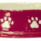 No Tip Paw Print Dish 7