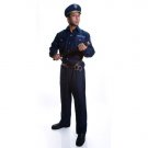 Adult Police Officer Costume Halloween - Size Large