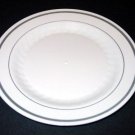 Masterpiece White/ Silver 6" Plastic Party Plate 15ct.