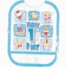Happy 1st Birthday Boys Baby Bib