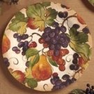 Tuscan Fruit 8" Dessert / Cake Paper Party Plates 8ct.