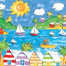 Calypso Summer Beach Front Paper Beverage Napkins 20ct.