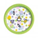 New Baby Shower 7" Paper Party Plates 8ct.