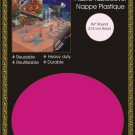 Cerise 84" Round Plastic Tablecloths