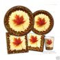 Fall Foilage 10" Autumn Dinner Paper Party Plates 8ct.