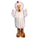 Plush Chicken Mascot Halloween Costume Size Adult NEW
