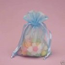 Lt. Blue Organza Pouch 3x4 Favor Bag Wedding Jewerly